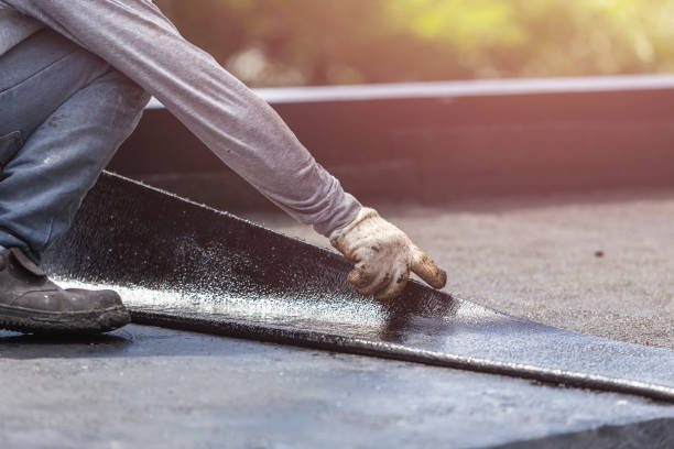 Professional Emergency Waterproofing technician working in White Pigeon, MI